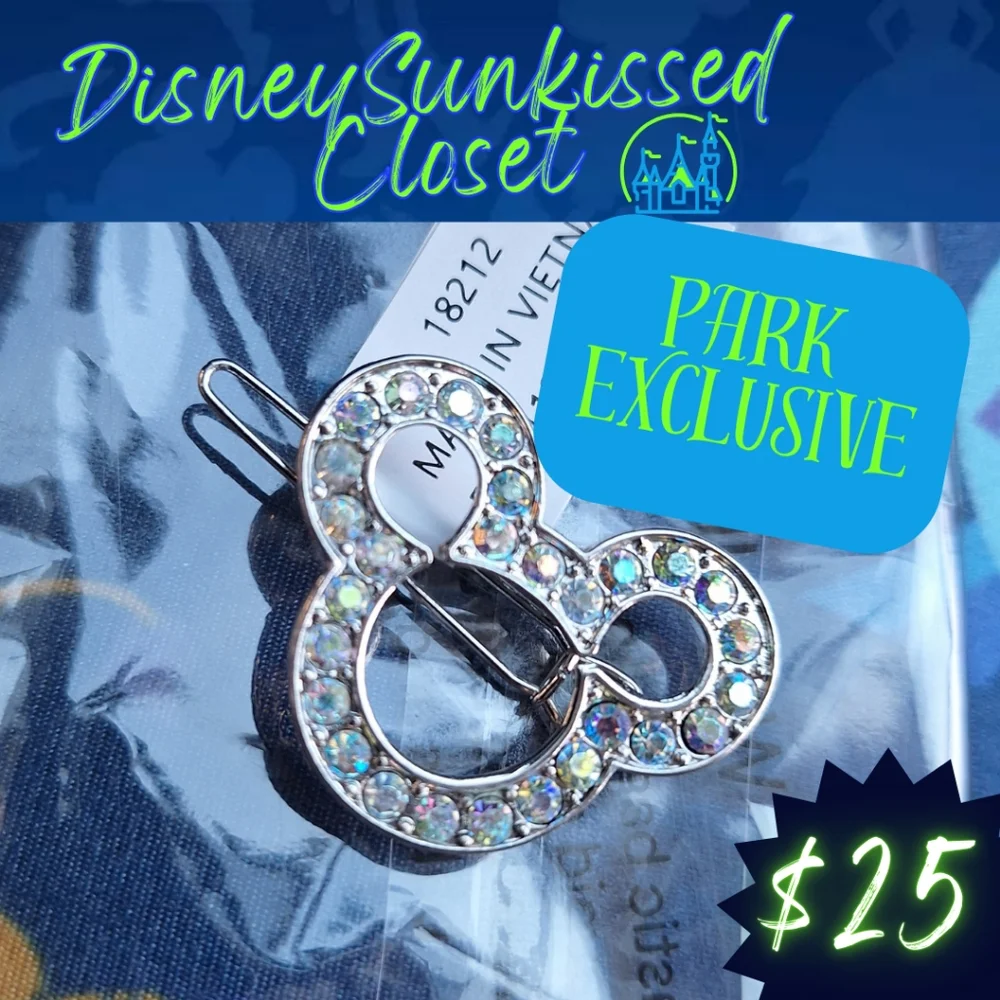 Disneyland Exclusive Fantasyland Bibbidi-Bobbidi-Boutique Mickey Hair Clip Beret - Picture 2 of 3